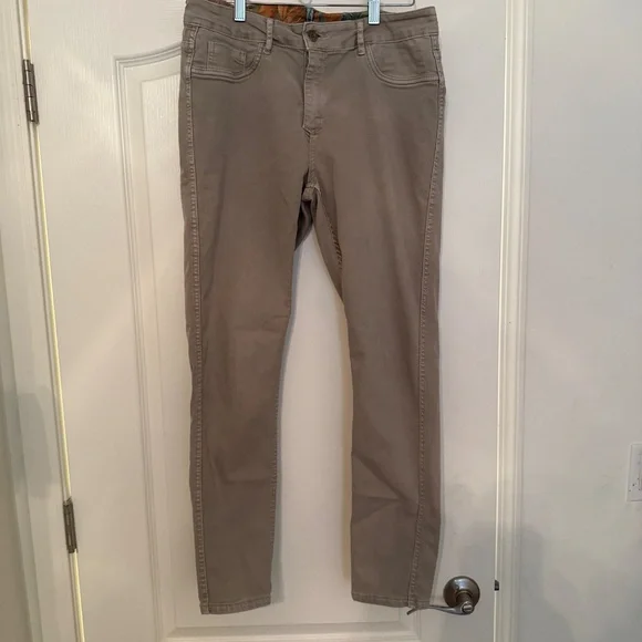 Women’s Jeans REVERSIBLE, Tan & Multi Color - Picture 4 of 6